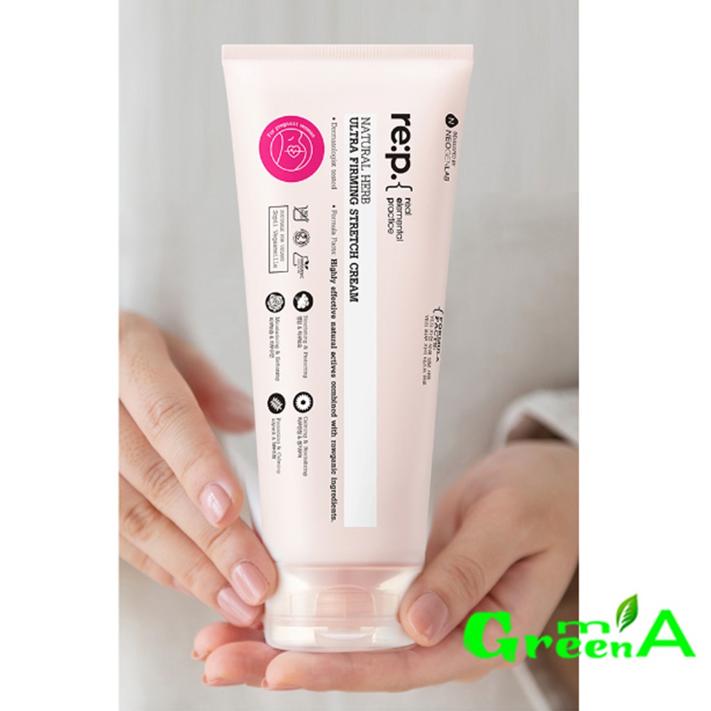 Kem Chống Rạn Da RE:P Giảm Rạn Da Bụng Đùi Săn Chắc Da Làm Mờ Sẹo RE:P NATURAL HERB ULTRA FIRMING STRETCH CREAM 200ml | BigBuy360 - bigbuy360.vn