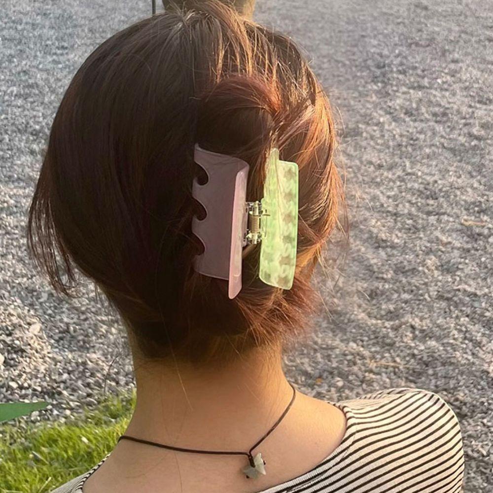 AROMA Kẹp Tóc Hình Cá Mập Nhiều Màu Phong Cách Hàn Quốc Cho Nữ