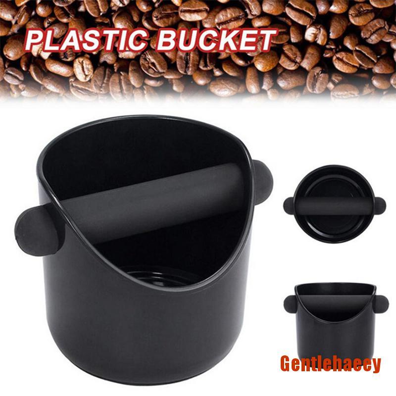 GEnt Espresso Knock Box Shock-Absorbent Coffee Knock Box Container Grind Dump Bi