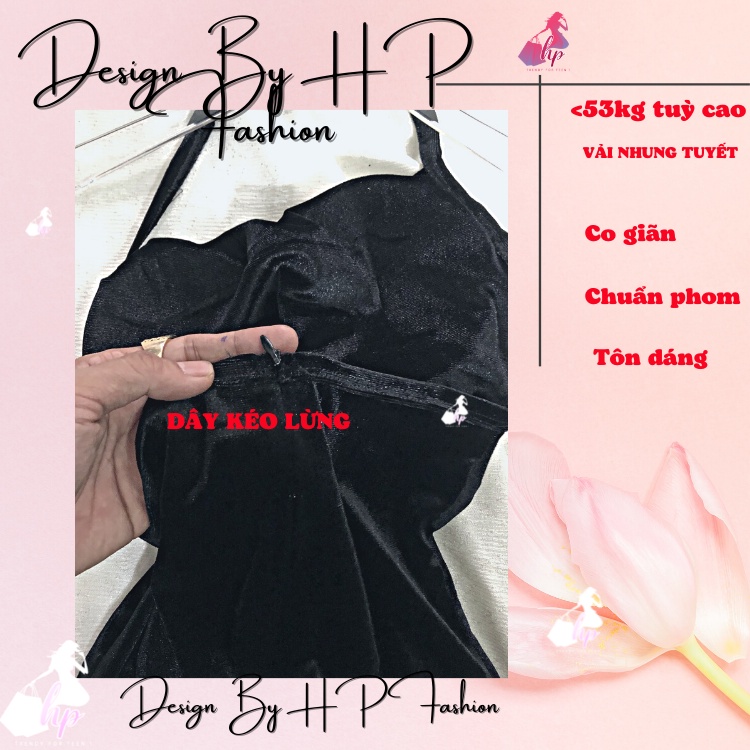 Váy yếm choàng cổ, đầm nữ dáng ngắn kiểu hở lưng xẻ tà cổ đổ cột dây sau cực sexy - VD15