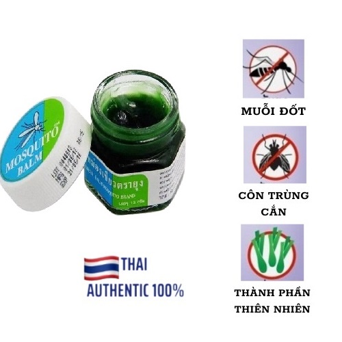 [Bảo Vệ Bé Yêu] Kem Chống Muỗi Đốt Cho Bé Làm Dịu Vết Đốt Sưng Ngứa Green Balm Mosquito Brand
