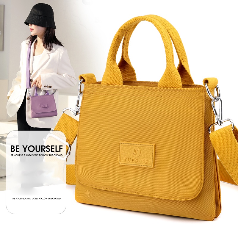 Túi Đeo Chéo Vải Bố Phong Cách Mới Cho Nữ