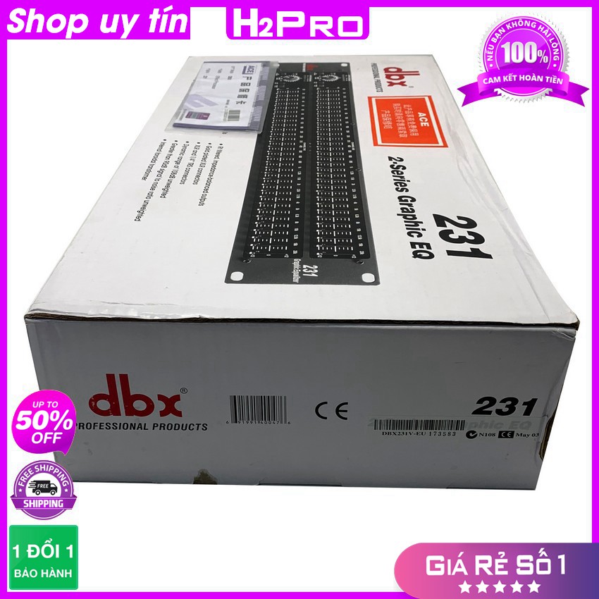 [RẺ VÔ ĐỊCH] Lọc xì DBX 231 chính hãng, bộ lọc âm thanh Equalizer DBX 231 cân chỉnh sắc nét từng âm thanh ( tặng 4 jack)