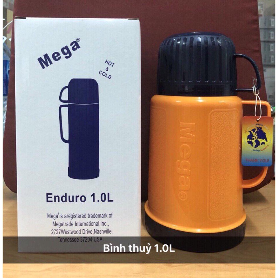 Bình thủy giữ nhiệt Mega 1.0L (nhiều màu)