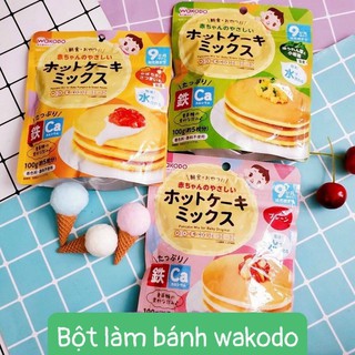 BỘT LÀM BÁNH PANCAKE WAKODO ( Gói zip) 9m+