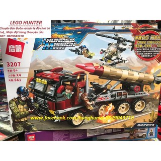 Bộ xếp hình lego Xe Tên lửa Enlighten 3207