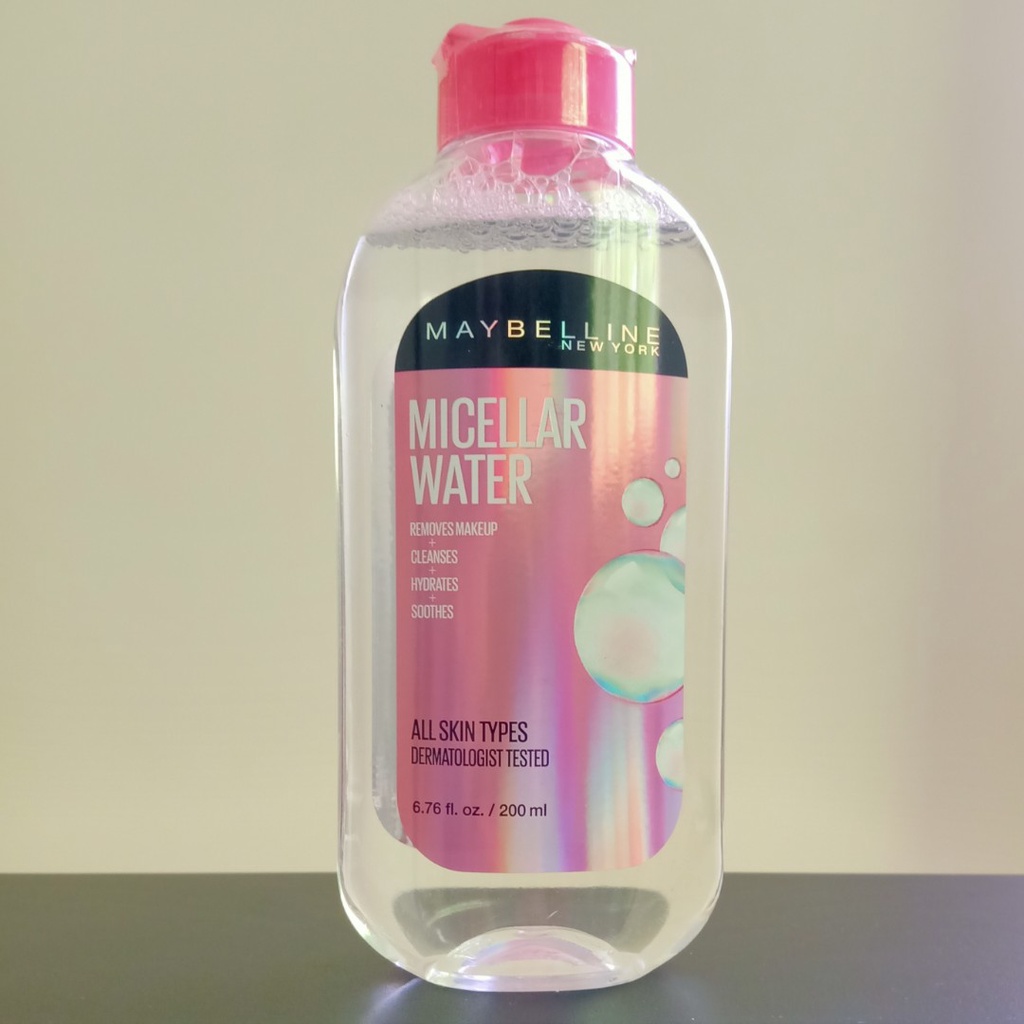 Nước Tẩy Trang Micellar Dưỡng Da Không Cồn 4 Trong 1 Maybelline New York Micellar Water 4-in-1 400ml