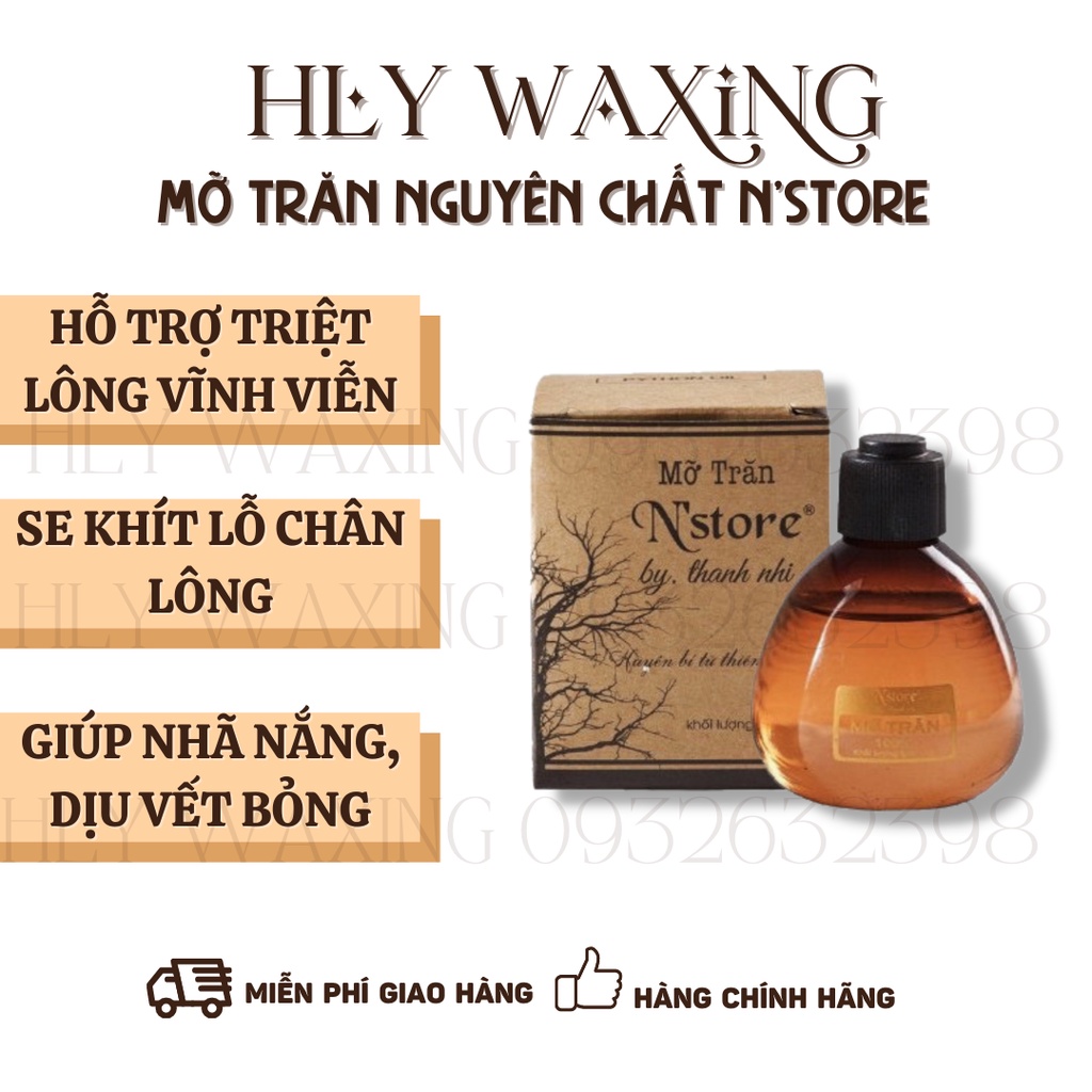 Mỡ trăn nguyên chất N'store chính hãng mờ rạn da, triệt lông vĩnh viễn tay, chân, nách, bikini an toàn,... | BigBuy360 - bigbuy360.vn