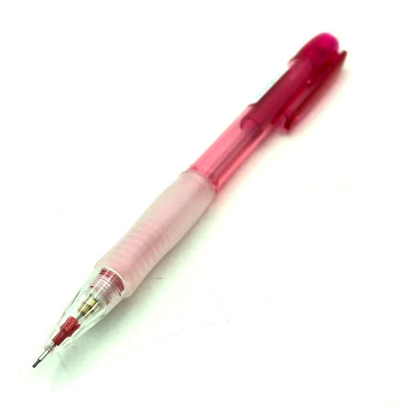 Bút Chì Bấm Super Grip Neon H-185N-R-2B - Thân Đỏ
