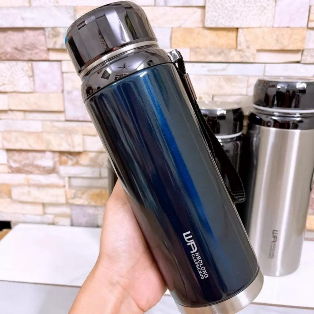 Bình giữ nhiệt nóng lạnh inox 304, bình giữ nhiệt Baol nắp kim cương dung tích 600ml-1500ml cao cấp