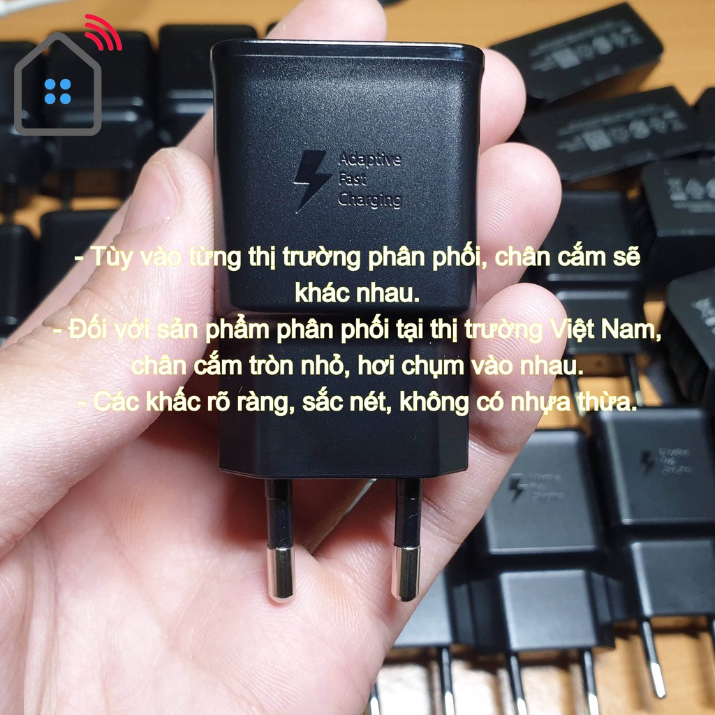 Sạc nhanh Samsung 15W hàng chính hãng giành cho S6, S7, S8, S9, S10, Note 7/Note FE, Note 8, Note 9