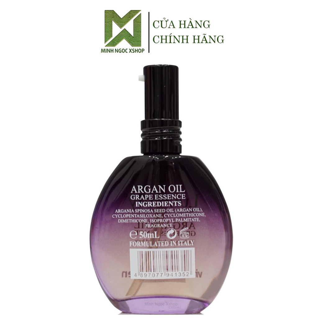 Tinh dầu dưỡng tóc bóng mượt Lusstaly Argan Oil 50ML