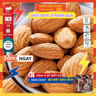 Nhân hạnh nhân sấy tách vỏ, đã sấy chín - 500gr