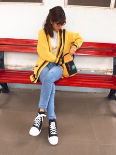 Áo cardigan dáng dài