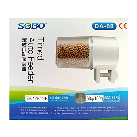 Thiết Bị Cho Cá Ăn Tự Động Theo Giờ SOBO DA - 08 - Máy Cho Cá Ăn Chăm Sóc Bể Cá