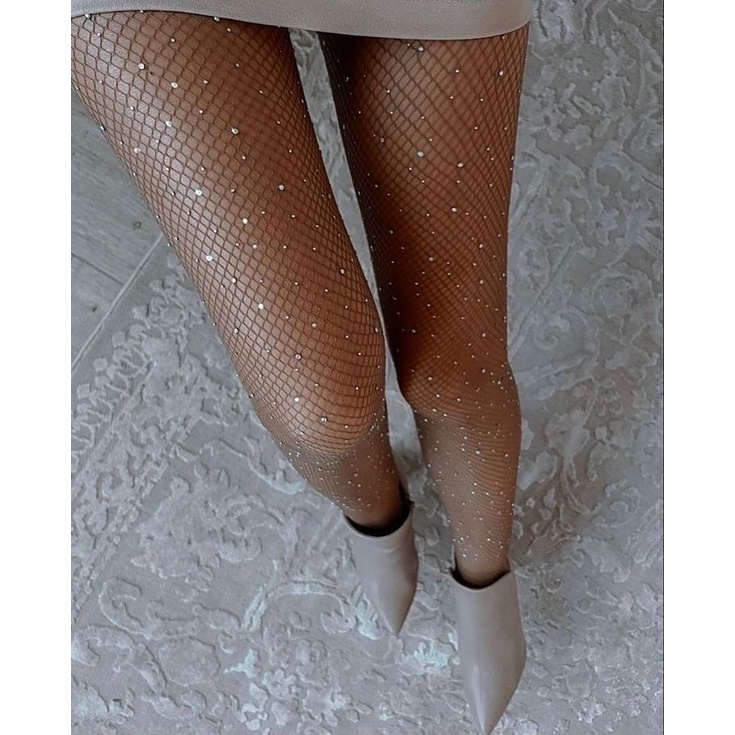 Quần Tất Lưới Đính Đá Lấp Lánh - Peaches peaches - TAT156