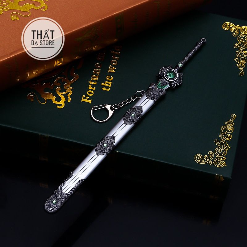 Móc Khóa Nhật Nguyệt kiếm 22cm.