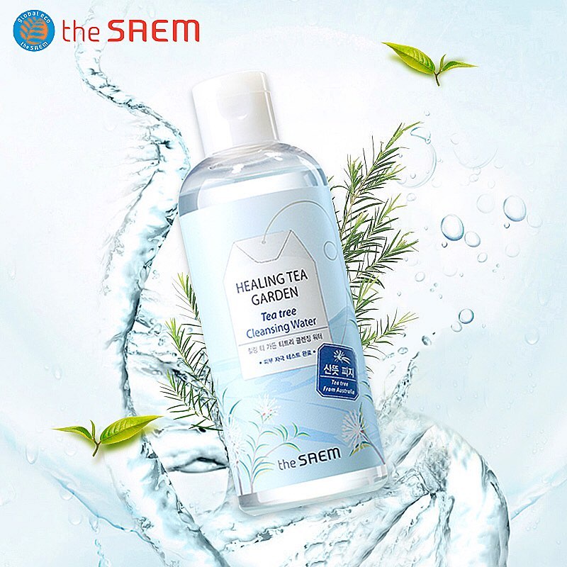 [Combo 2 sản phẩm] Combo Làm Sạch Da Nước Tẩy Trang Và Sữa Rửa Mặt the SAEM 300ml và 150gr
