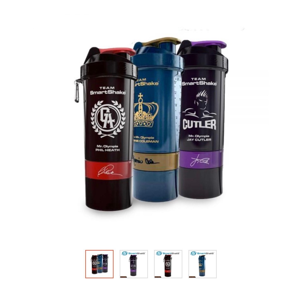 Bình lắc 3 ngăn Bình nước tập gym thể thao (Smart Shaker)-800ml