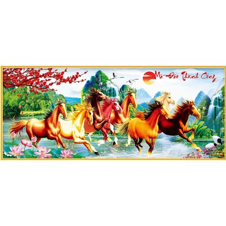Tranh đính đá mã đáo thành công - lv103