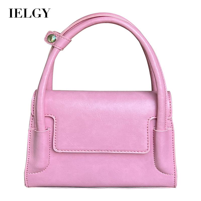 Túi đeo vai IELGY cỡ vuông nhỏ thiết kế đơn giản thời trang cho nữ