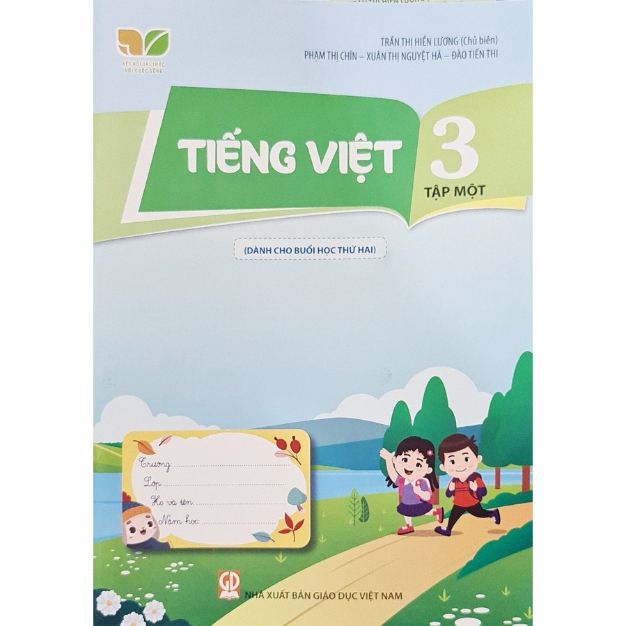 Sách - Combo Tiếng việt 3 tập 1+tập 2 dành cho buổi học thứ hai ( kết nối tri thức )