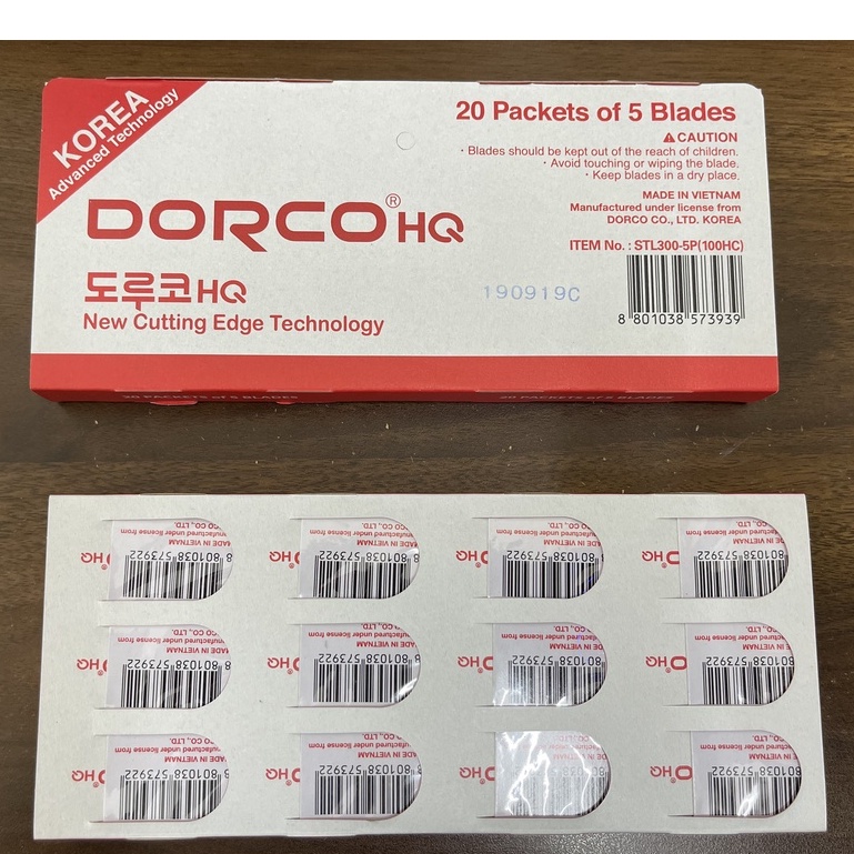 Lưỡi Dao Lam Dorco HQ- hộp 100 lưỡi