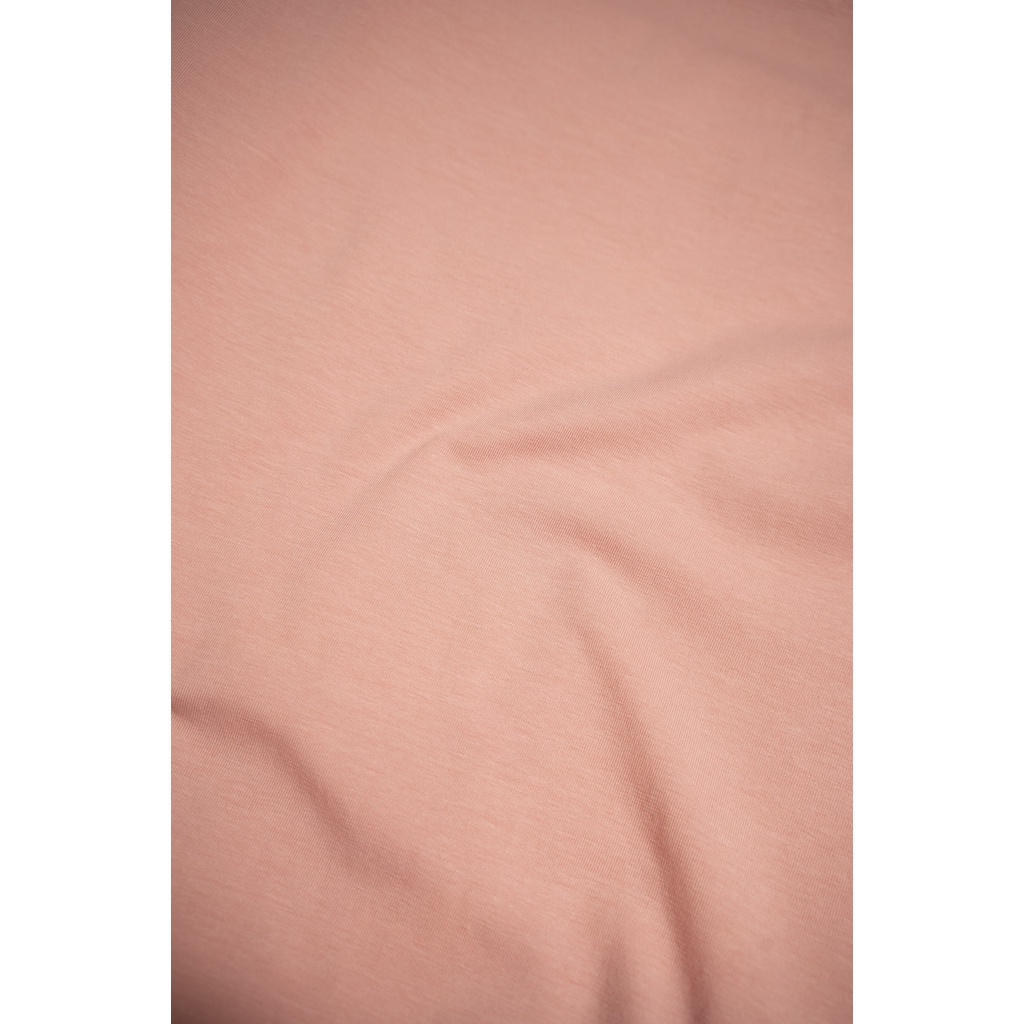 Áo Thun Ngắn Tay Cổ Tròn Hồng Coral BY COTTON Coral Basic Tee