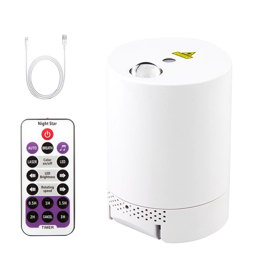 PATRICIA Đèn LED Chiếu Hình Bầu Trời Đầy Sao Xoay Được Trang Trí Nhà Cửa / Tiệc Tùng