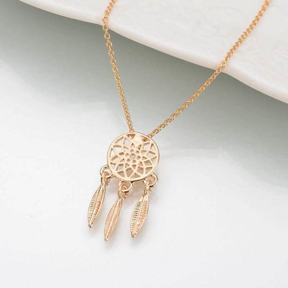 Vanes1 Vòng Cổ Choker Mặt Dreamcatcher Rỗng Thanh Lịch Làm Quà Tặng Cho Bạn Gái