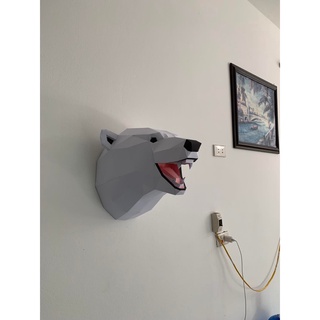 mô hình GẤU TUYẾT 3D
