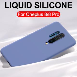 OnePlus 8 Pro Liquid Silicone Casing【With Liquid Strap 】Soft Phone Cover Case