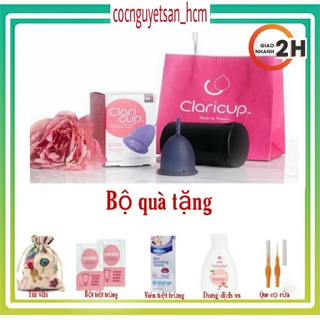 Cốc Nguyệt San Claricup Kháng Khuẩn Nhập Khẩu Pháp❤ Tặng Nhiều quà [cocnguyetsan_hcm]