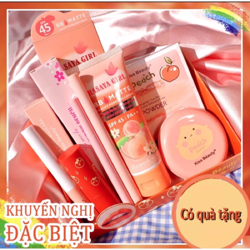 【Kiss Belle Shop】Bộ mỹ phẩm 6 món cơ bản giá tốt