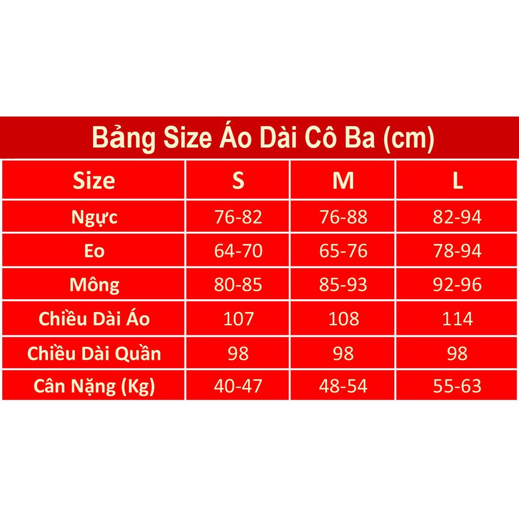 Áo Dài Cách Tân Hoa Xuân Đỏ( Áo + Quần) | BigBuy360 - bigbuy360.vn