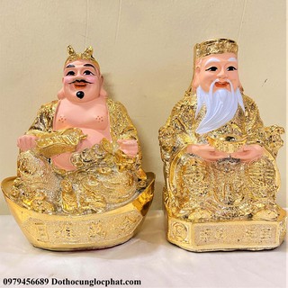 [8 inch] Tượng Thần Tài Thổ Địa Kim Sa