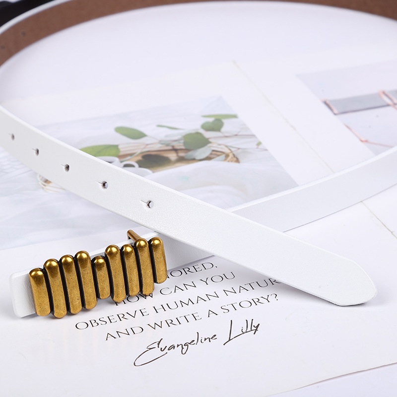 Đai váy thắt lưng nữ,da thật,dây nịt nữ,khóa bấm kim loại hình con sâu,hàng cao cấp