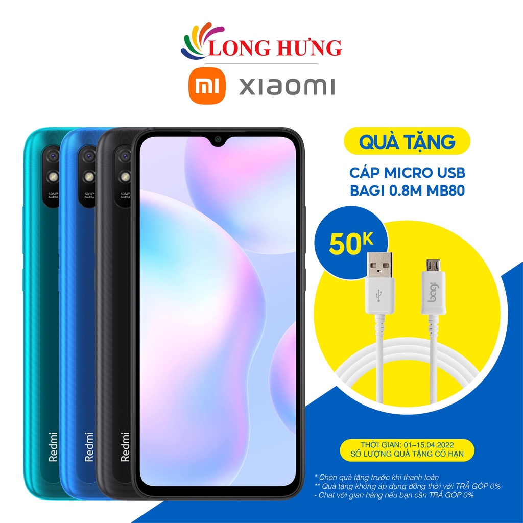 Điện thoại Xiaomi Redmi 9A (2GB/32GB) - Hàng chính hãng