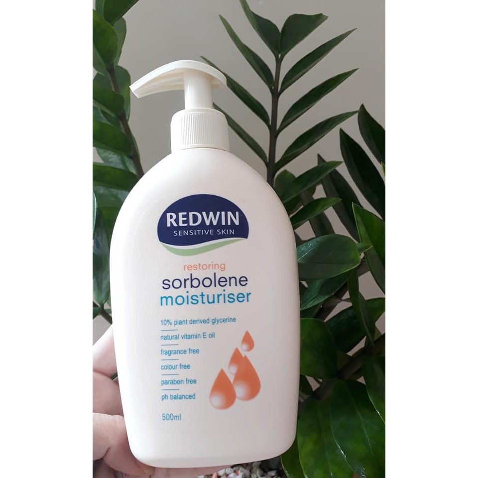 Kem dưỡng da toàn thân làm mềm mịn REDWIN Sorbolene Moisturiser Restoring With Vitamin E - Úc