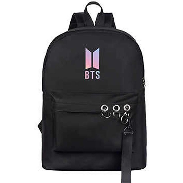 Balo in hình logo BTS cặp sách nam nữ đi học đi chơi tiện dụng thời trang thần tượng idol Hàn Quốc