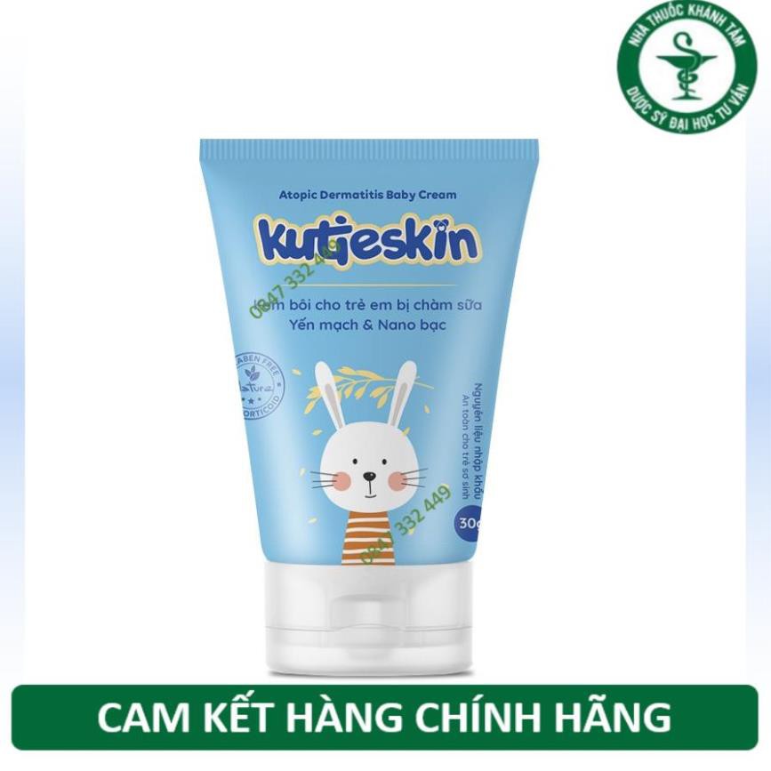 Kutieskin 30gr giành cho da em bé bị chàm , lác sữa