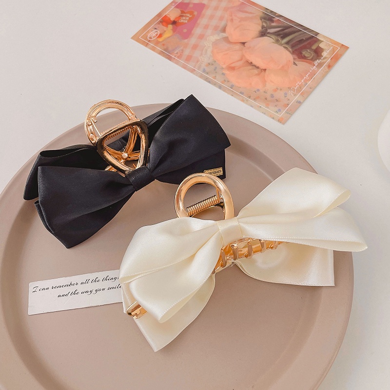 Kẹp TóC HìNh Nơ MàU Đen ThờI Trang Cho Nữ