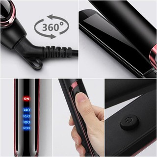 Máy ép duỗi tóc 2 trong 1 cao cấp kiểu Hàn Quốc(Trắng+ Đen)