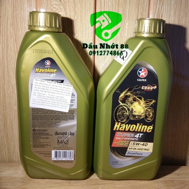 Dầu caltex havoline super 4T