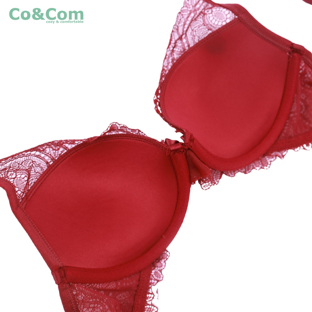 Bộ Đồ Lót Ren Nữ Co&Com BAN5077 Mềm Mại Sexy, Có Gọng Nâng Ngực | BigBuy360 - bigbuy360.vn