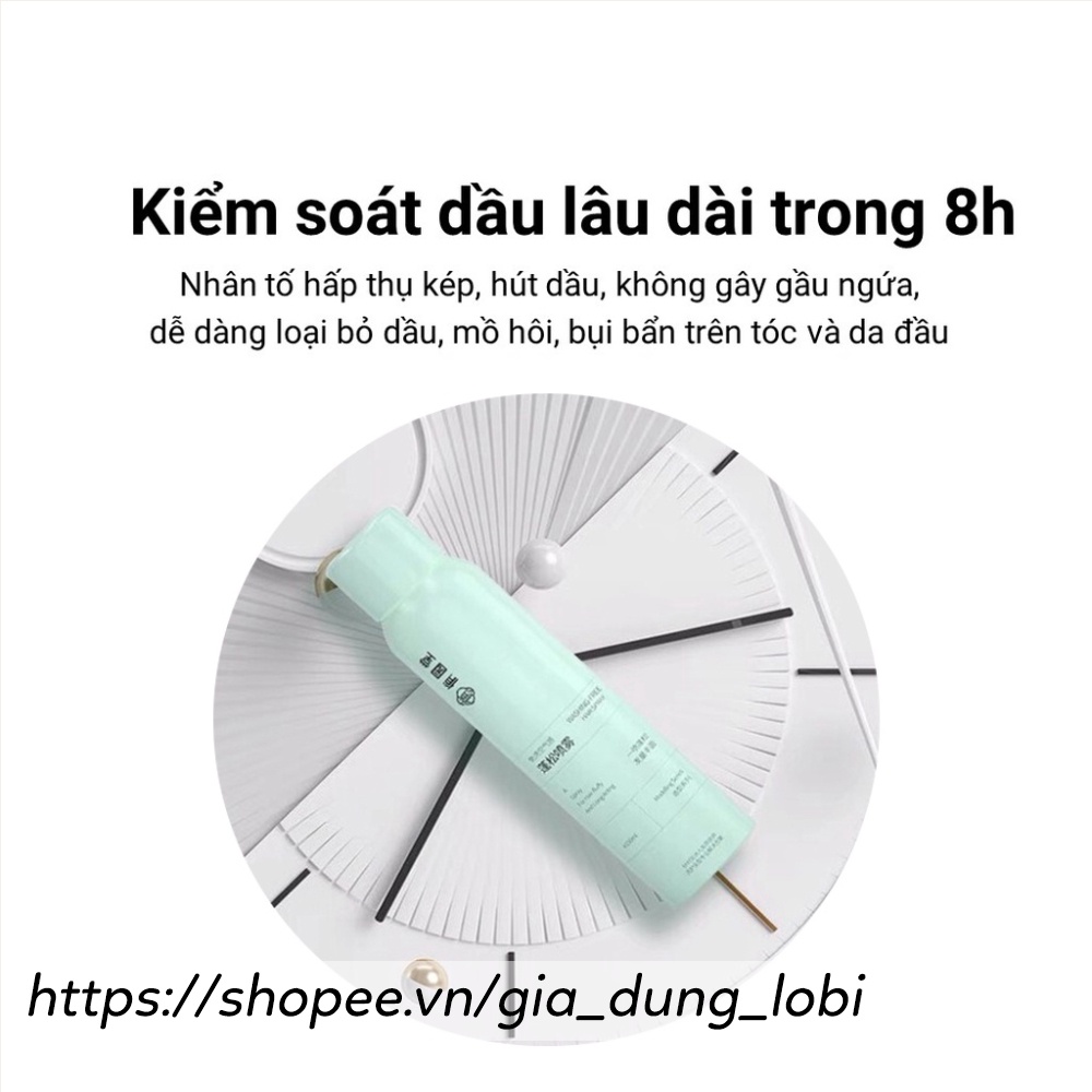 Dầu gội khô dạng xịt Spes, dầu gội đầu khô nữ không bết dính phồng tóc nội địa trung quốc