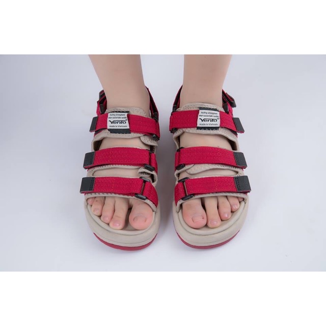 [Mã hoàn xu 15% tối đa 30k] Giày Sandal Vento Nữ ⭐FREESHIP⭐Streetstyle⭐Sandal Vento 1001 Red