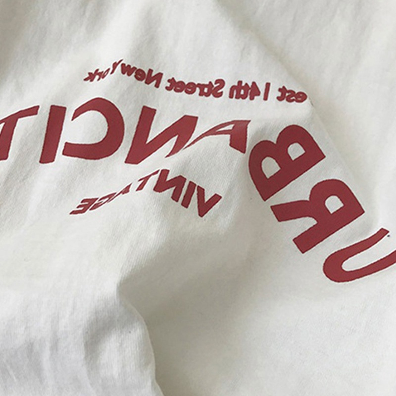 Áo Thun Nữ Ngắn Tay In Chữ Tiếng Anh Cá Tính