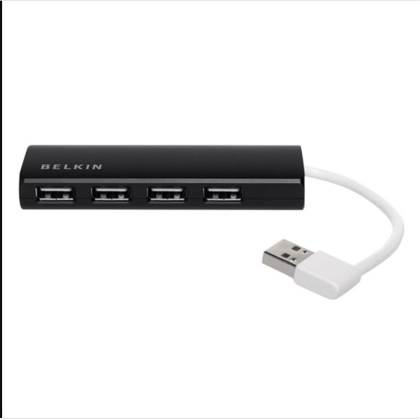 Bộ Chia 4 Cổng USB 2.0 Hub Belkin F4U042bt - Hàng Chính Hãng