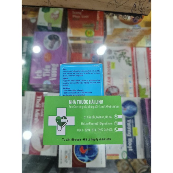 Viên uống giảm viêm xoang viêm mũi Agera extra Kingphar⚡Tặng quà⚡Hộp 50 viên giúp giảm viêm xoang tăng cường đề kháng